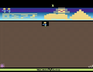 Pharaoh's Curse gameplay screenshot on 2600