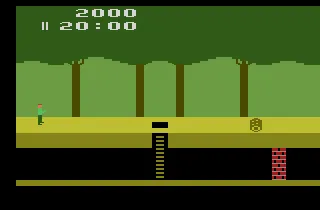 Pitfall!: Pitfall Harry's Jungle Adventure gameplay screenshot on 2600