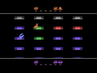 Quick Step gameplay screenshot on 2600