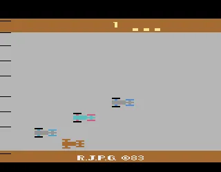 Racing Car gameplay screenshot on 2600