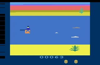 Raft Rider gameplay screenshot on 2600