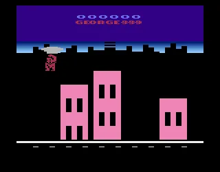 Rampage gameplay screenshot on 2600