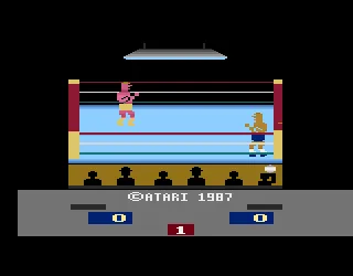 RealSports Boxing gameplay screenshot on 2600