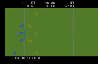RealSports Football gameplay screenshot on 2600