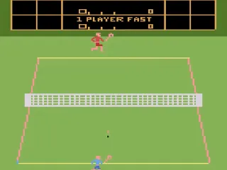 RealSports Tennis gameplay screenshot on 2600