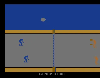 RealSports Volleyball gameplay screenshot on 2600