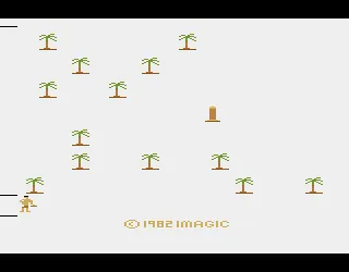 Riddle of the Sphinx gameplay screenshot on 2600