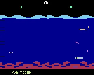 Sea Monster gameplay screenshot on 2600