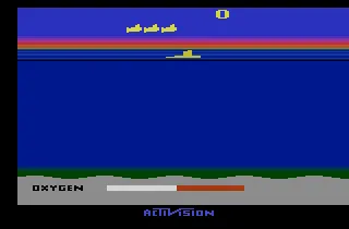 Seaquest gameplay screenshot on 2600