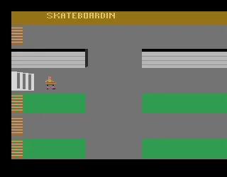 Skate Boardin' gameplay screenshot on 2600