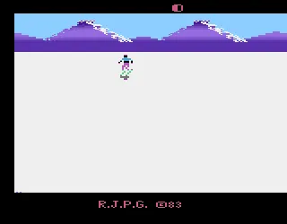 Ski Hunt gameplay screenshot on 2600