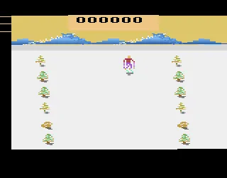 Ski Run gameplay screenshot on 2600