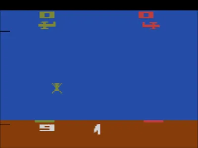 Sky Diver ~ Dare Diver gameplay screenshot on 2600