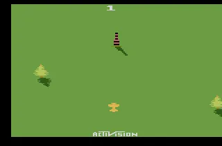 Sky Jinks gameplay screenshot on 2600