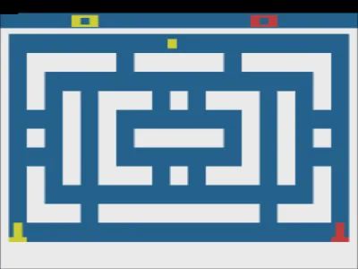 Slot Racers ~ Maze gameplay screenshot on 2600