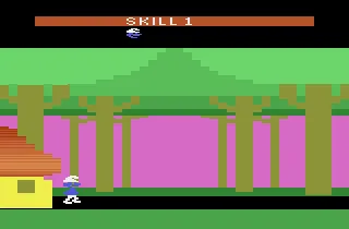 Smurf: Rescue in Gargamel's Castle gameplay screenshot on 2600