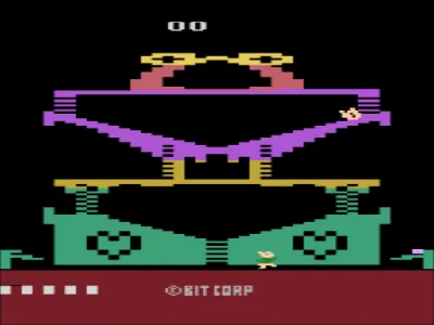 Snail Against Squirrel gameplay screenshot on 2600