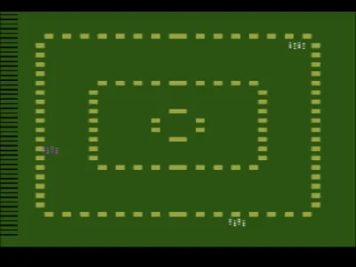 Space Attack gameplay screenshot on 2600