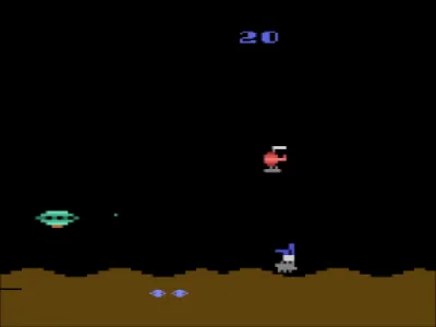Space Jockey gameplay screenshot on 2600