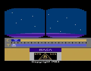 Space Shuttle: A Journey into Space gameplay screenshot on 2600