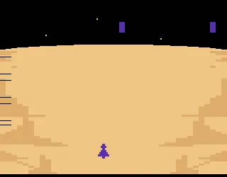 Spacechase gameplay screenshot on 2600