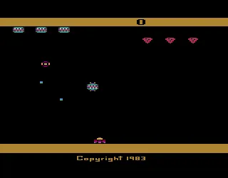 Spider Fighter gameplay screenshot on 2600