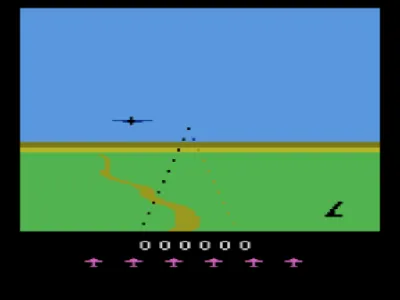 Spitfire Attack gameplay screenshot on 2600