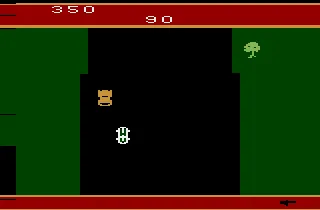 Spy Hunter gameplay screenshot on 2600
