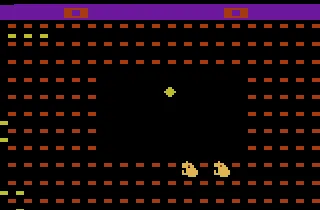 Sssnake gameplay screenshot on 2600