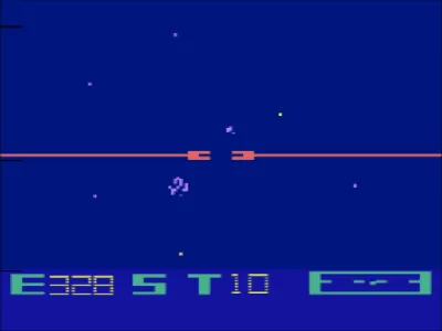 Star Raiders gameplay screenshot on 2600
