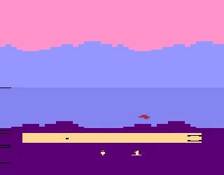 Star Wars: The Empire Strikes Back gameplay screenshot on 2600