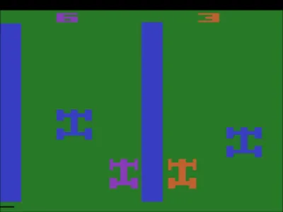 Street Racer ~ Speedway II gameplay screenshot on 2600