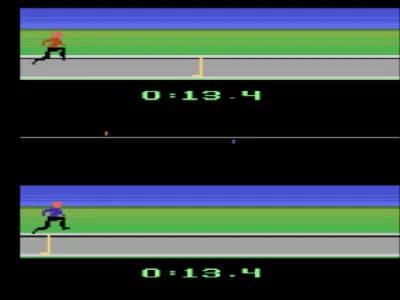 Summer Games gameplay screenshot on 2600