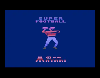 Super Football gameplay screenshot on 2600