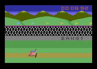 Sweat! The Decathlon Game gameplay screenshot on 2600