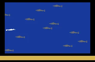 Swordquest: Waterworld gameplay screenshot on 2600
