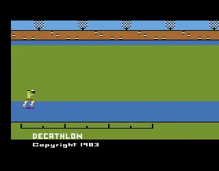 The Activision Decathlon gameplay screenshot on 2600