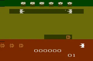 Thunderground gameplay screenshot on 2600