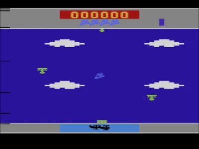 Time Pilot gameplay screenshot on 2600