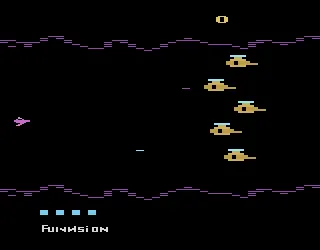 Time Warp gameplay screenshot on 2600