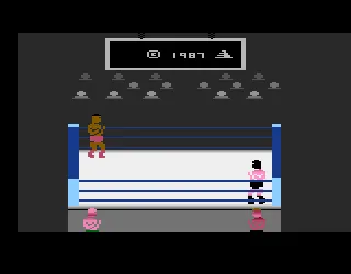 Title Match Pro Wrestling gameplay screenshot on 2600