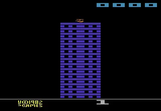 Towering Inferno gameplay screenshot on 2600
