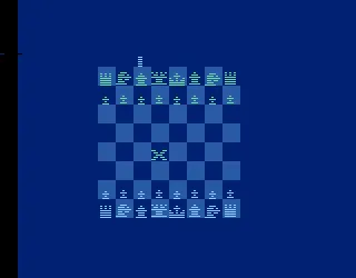 Video Chess gameplay screenshot on 2600