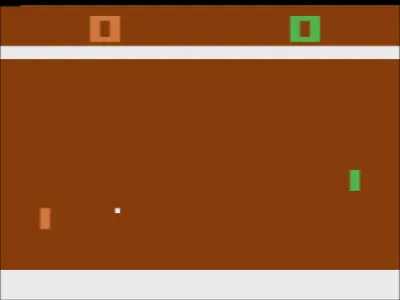 Video Olympics ~ Pong Sports gameplay screenshot on 2600