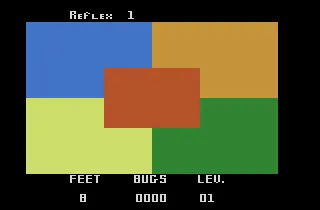 Video Reflex gameplay screenshot on 2600