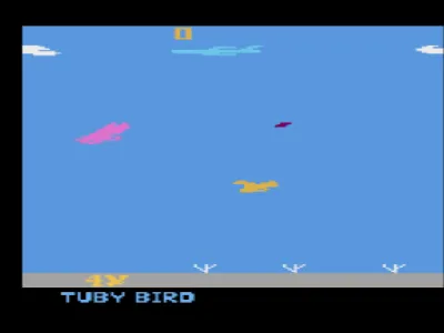 Vogel Flieh gameplay screenshot on 2600