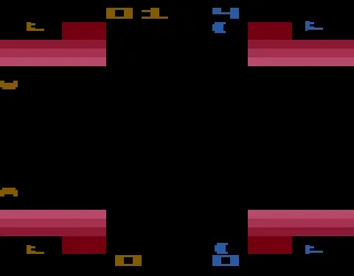 Warlords gameplay screenshot on 2600