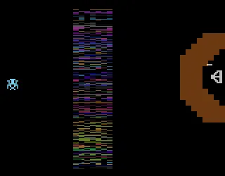 Yars' Revenge gameplay screenshot on 2600