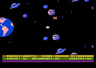 Astro Chase gameplay screenshot on 5200