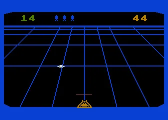 Beamrider gameplay screenshot on 5200
